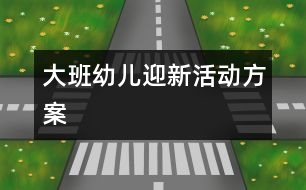 大班幼兒迎新活動(dòng)方案