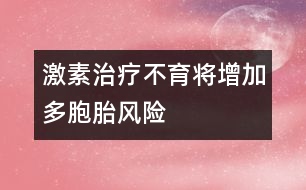 激素治療不育將增加多胞胎風(fēng)險