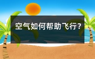空氣如何幫助飛行？