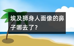 埃及獅身人面像的鼻子哪去了？