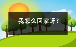 我怎么回家呀？