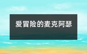 愛冒險(xiǎn)的麥克阿瑟